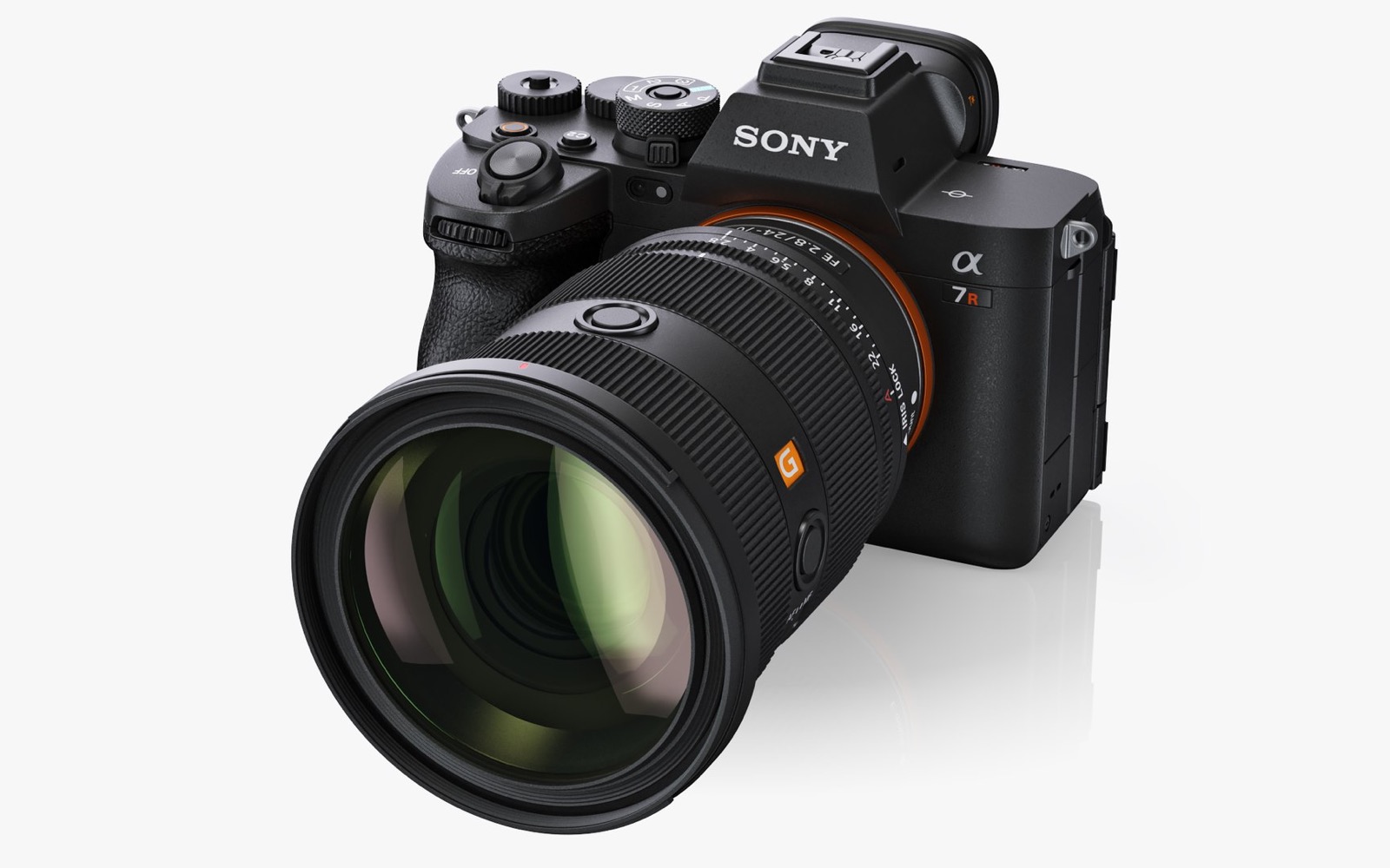 Sony Alpha camera and lens used for business video production